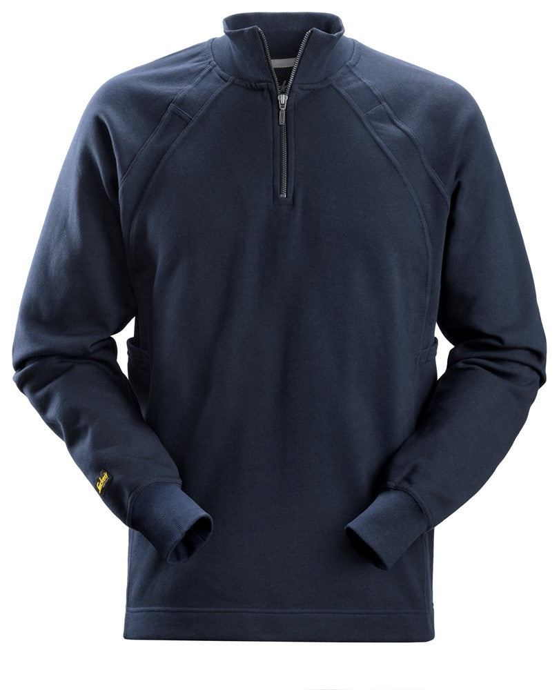 Snickers workwear ½ Zip Sweatshirt med MultiPockets™