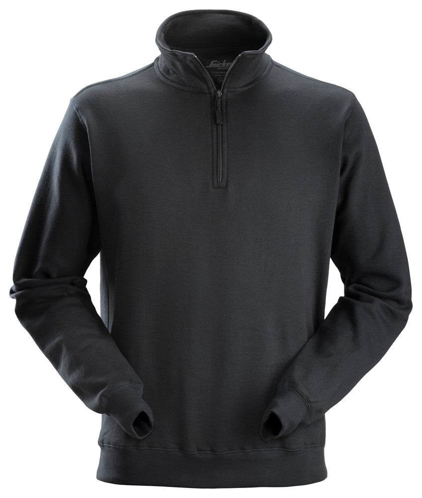Snickers Workwear Sweatshirt med halvlång dragkedja