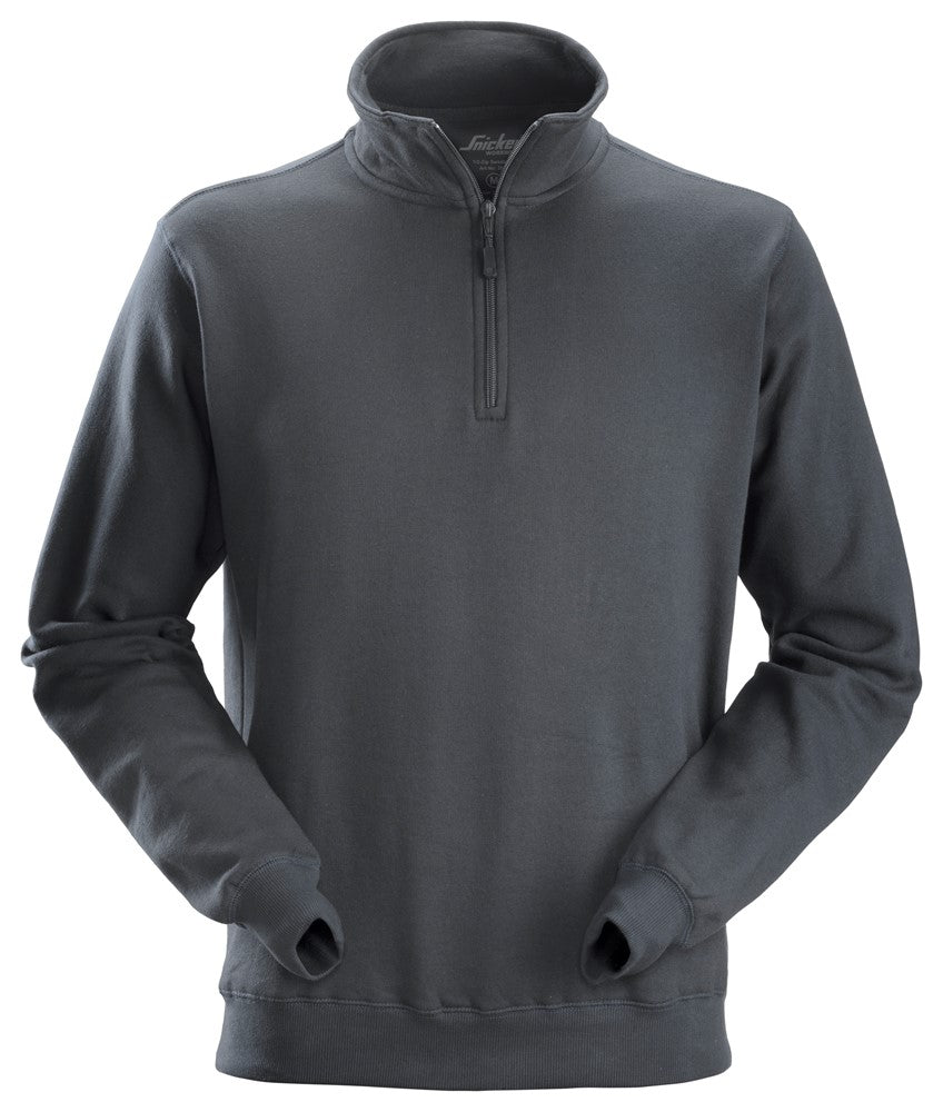 Snickers Workwear Sweatshirt med halvlång dragkedja