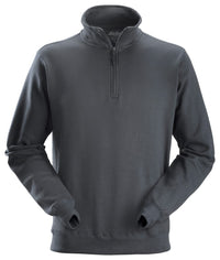 Snickers Workwear Sweatshirt med halvlång dragkedja