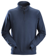 Snickers Workwear Sweatshirt med halvlång dragkedja