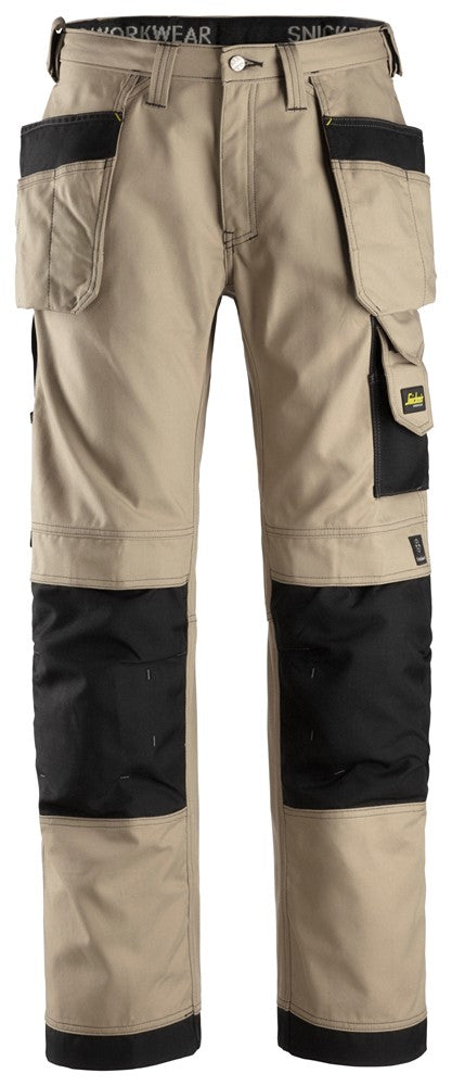 Snickers Workwear Hantverksbyxa med hölsterfickor, Canvas+