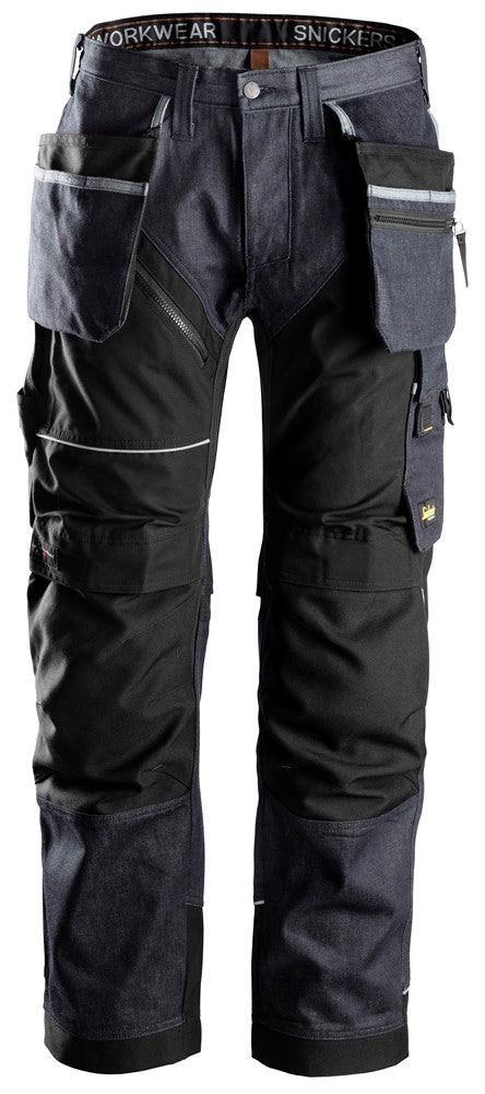 Snickers Workwear RuffWork Denim arbetsbyxa+ med hölsterfickor