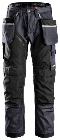 Snickers Workwear RuffWork Denim, Arbetsbyxa med hölsterfickor