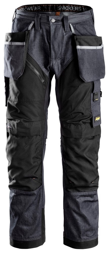 Snickers Workwear RuffWork Denim, Arbetsbyxa med hölsterfickor