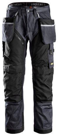 Snickers Workwear RuffWork Denim, Arbetsbyxa med hölsterfickor