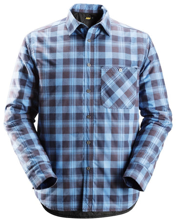 Snickers Workwear RuffWork, fodrad rutig Flanellskjorta