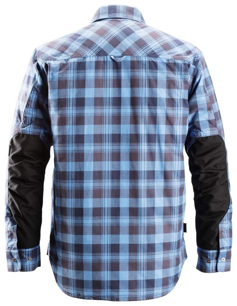 Snickers Workwear RuffWork, fodrad rutig Flanellskjorta