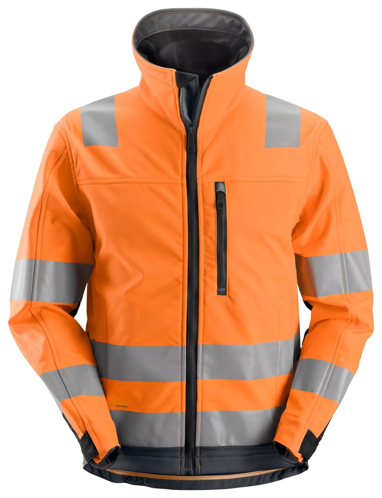 AllroundWork varseljacka i softshell, varselklass 3