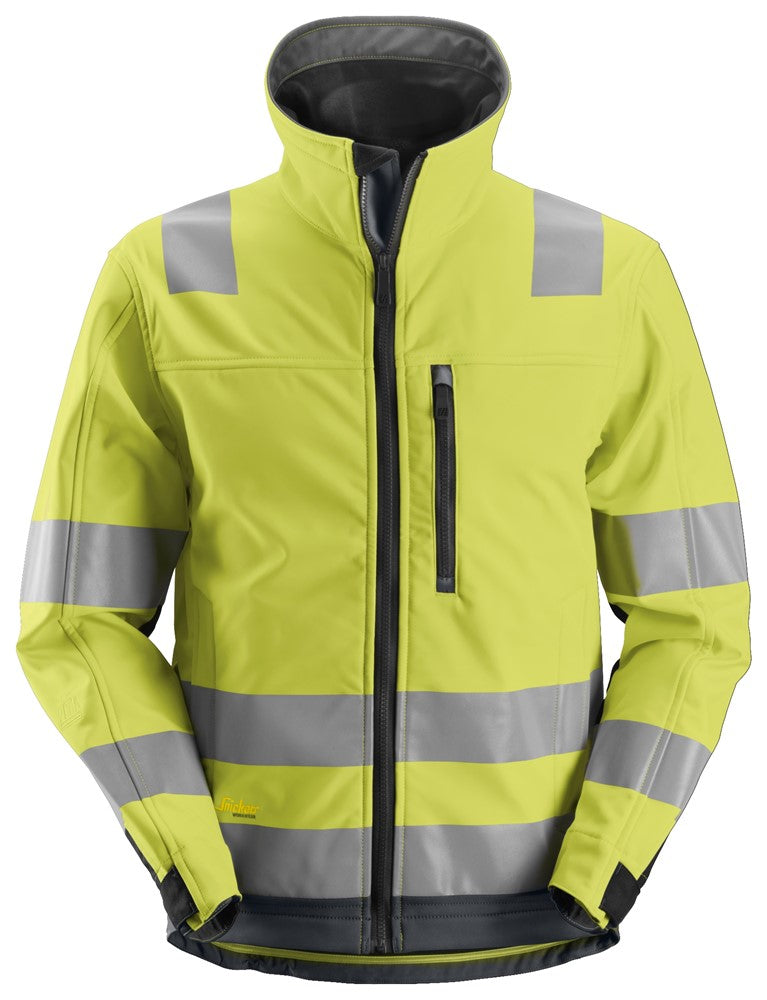 AllroundWork varseljacka i softshell, varselklass 3