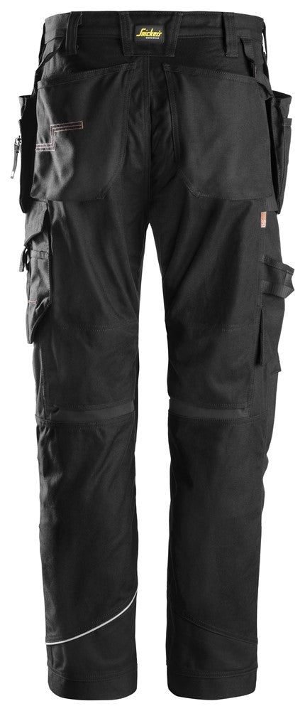 Snickers Workwear RuffWork Cotton arbetsbyxa+ med hölsterfickor