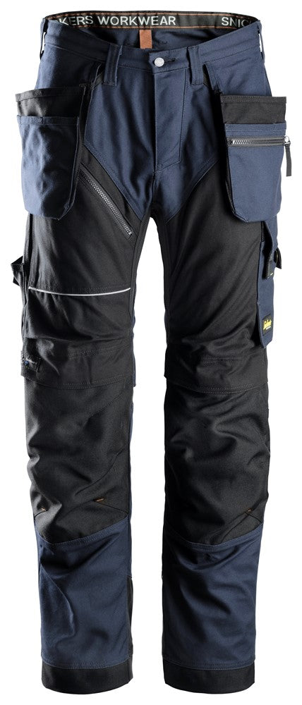 Snickers Workwear RuffWork Cotton arbetsbyxa+ med hölsterfickor