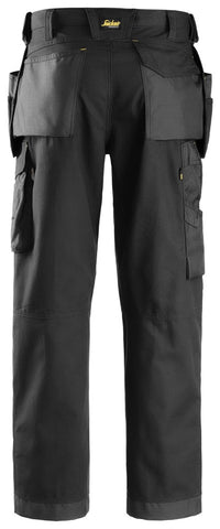 Snickers Workwear Hantverksbyxa med hölsterfickor, Canvas+
