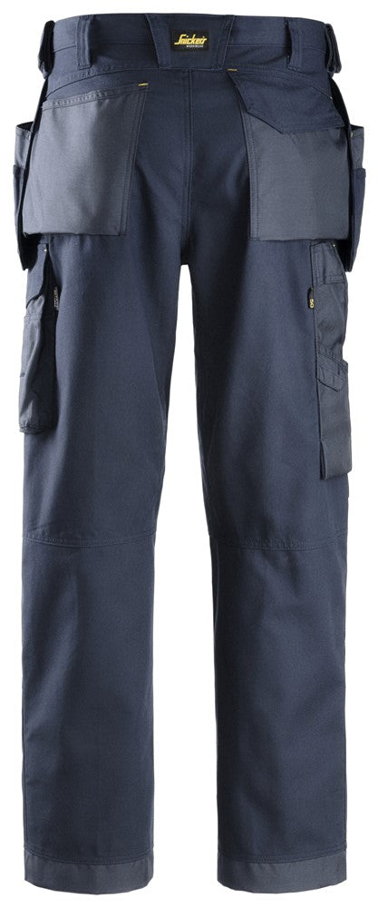 Snickers Workwear Hantverksbyxa med hölsterfickor, Canvas+