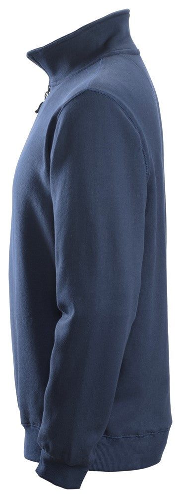 Snickers Workwear Sweatshirt med halvlång dragkedja