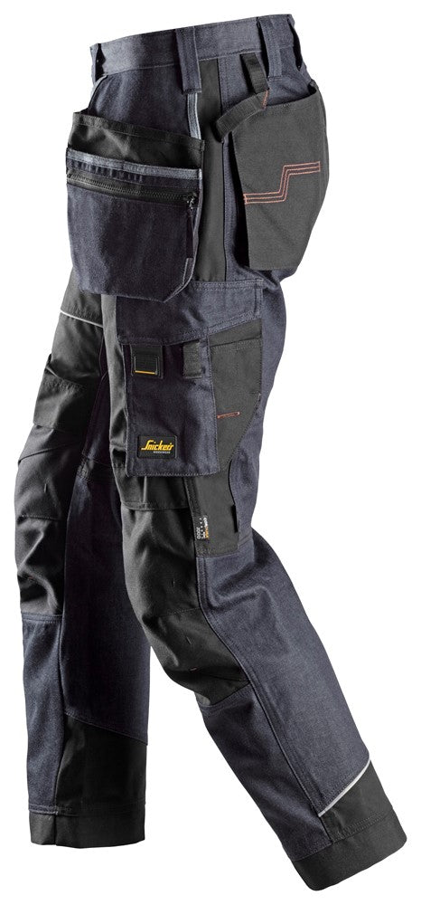 Snickers Workwear RuffWork Denim arbetsbyxa+ med hölsterfickor