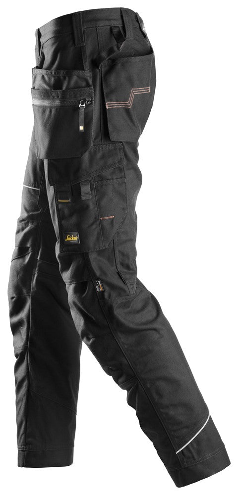 Snickers Workwear RuffWork Cotton arbetsbyxa+ med hölsterfickor