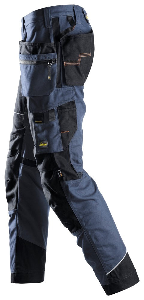 Snickers Workwear RuffWork Cotton arbetsbyxa+ med hölsterfickor