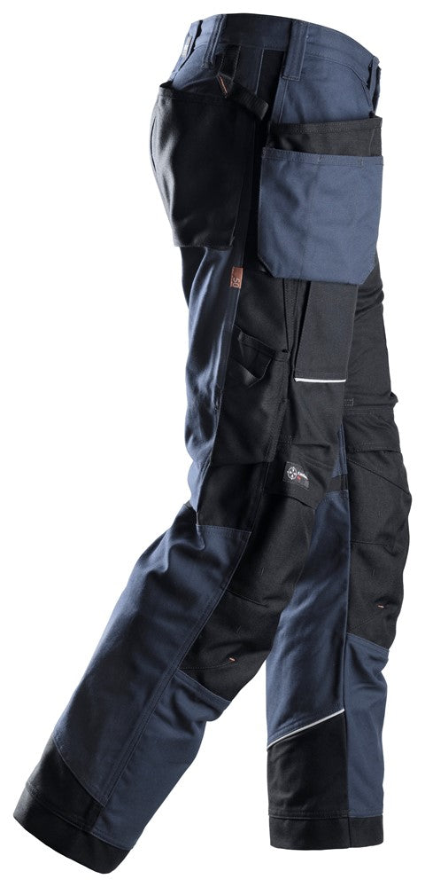 Snickers Workwear RuffWork Cotton arbetsbyxa+ med hölsterfickor