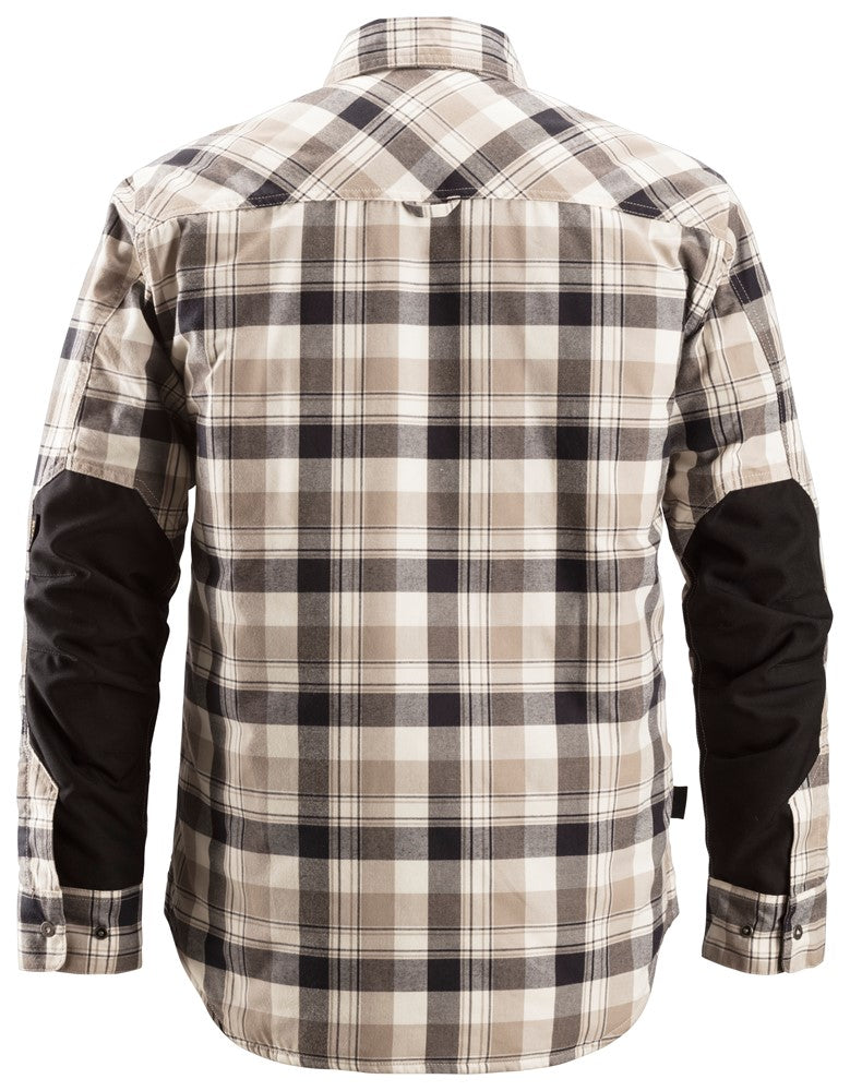Snickers Workwear RuffWork, fodrad rutig Flanellskjorta