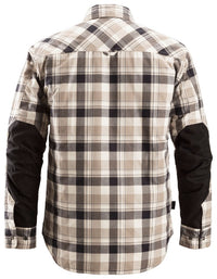 Snickers Workwear RuffWork, fodrad rutig Flanellskjorta