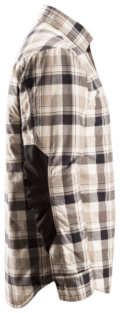 Snickers Workwear RuffWork, fodrad rutig Flanellskjorta