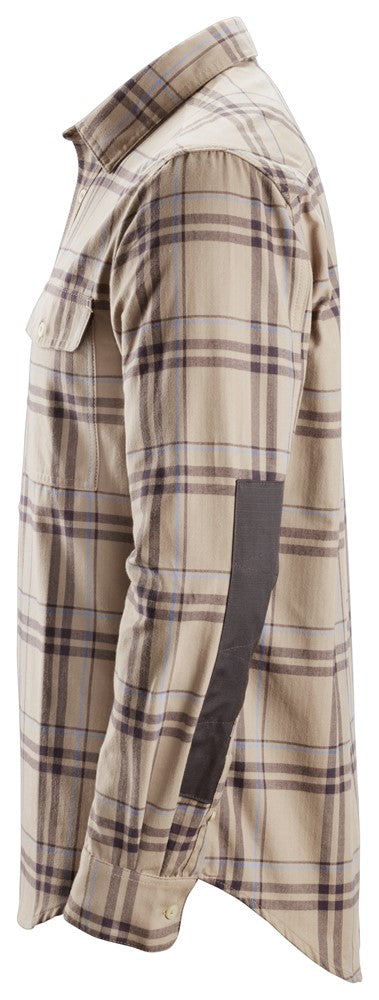 Snickers Workwear RuffWork, rutig långärmad Flanellskjorta