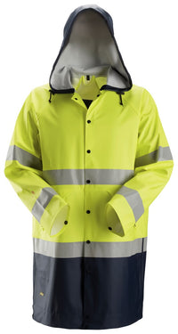 Snickers Workwear ProtecWork, Regnjacka PU, varsel kl 3