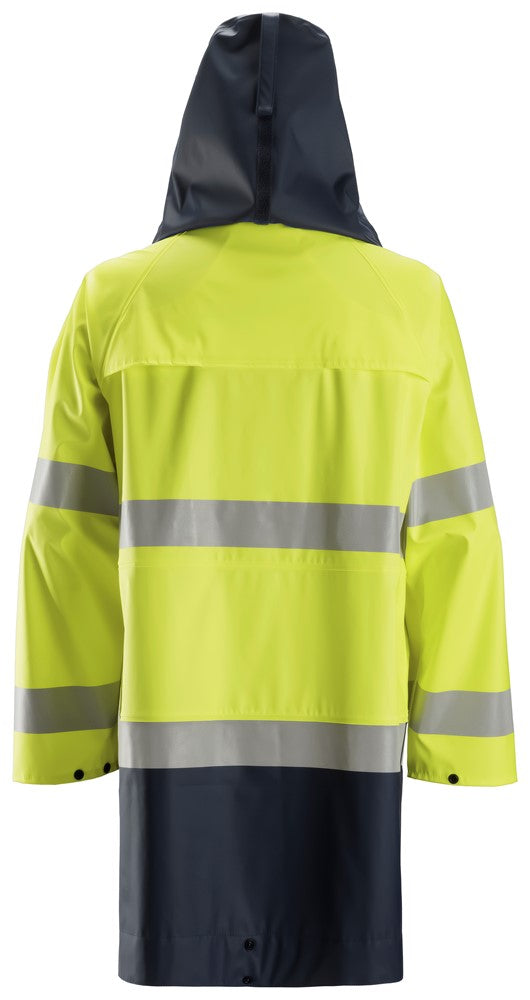 Snickers Workwear ProtecWork, Regnjacka PU, varsel kl 3