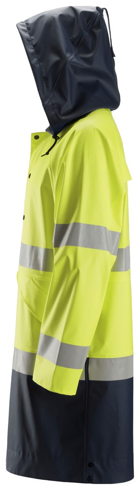 Snickers Workwear ProtecWork, Regnjacka PU, varsel kl 3