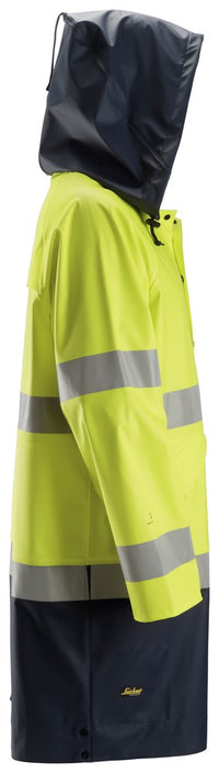 Snickers Workwear ProtecWork, Regnjacka PU, varsel kl 3