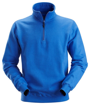 Snickers Workwear Sweatshirt med halvlång dragkedja