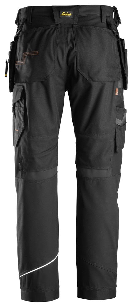 Snickers Workwear RuffWork Canvas+ Arbetsbyxor+ med hölsterfickor