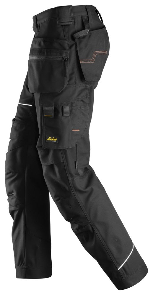 Snickers Workwear RuffWork Canvas+ Arbetsbyxor+ med hölsterfickor