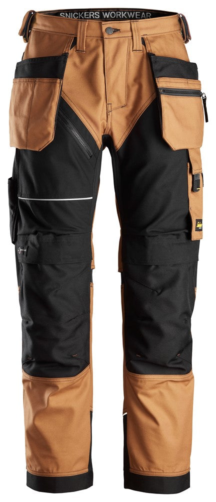 Snickers Workwear RuffWork Canvas+ Arbetsbyxor+ med hölsterfickor