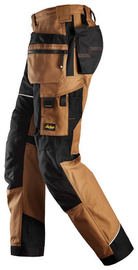 Snickers Workwear RuffWork Canvas+ Arbetsbyxor+ med hölsterfickor