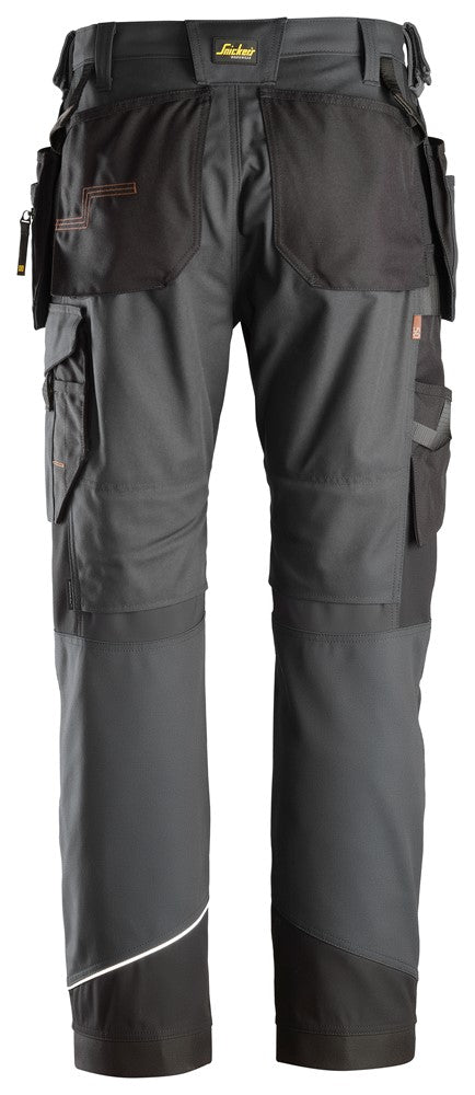 Snickers Workwear RuffWork Canvas+ Arbetsbyxor+ med hölsterfickor