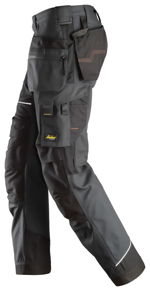 Snickers Workwear RuffWork Canvas+ Arbetsbyxor+ med hölsterfickor