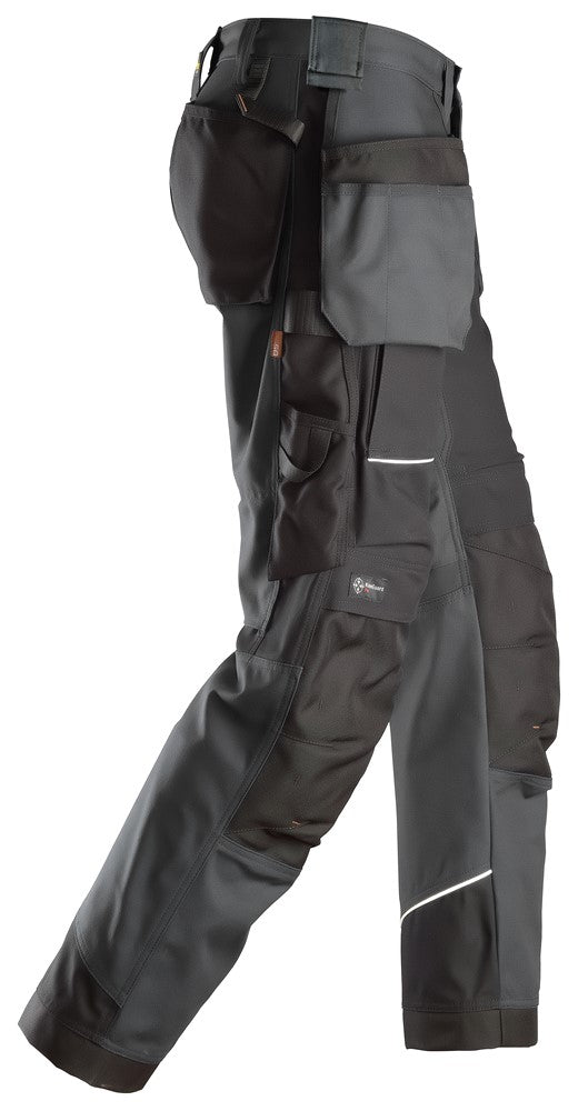Snickers Workwear RuffWork Canvas+ Arbetsbyxor+ med hölsterfickor