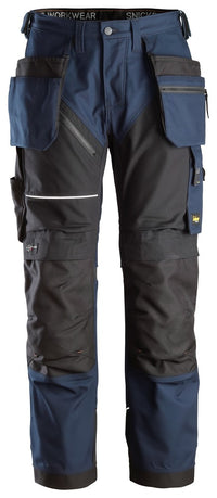 Snickers Workwear RuffWork Canvas+ Arbetsbyxor+ med hölsterfickor