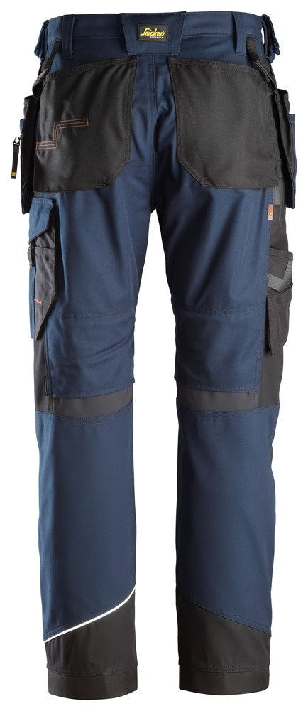 Snickers Workwear RuffWork Canvas+ Arbetsbyxor+ med hölsterfickor