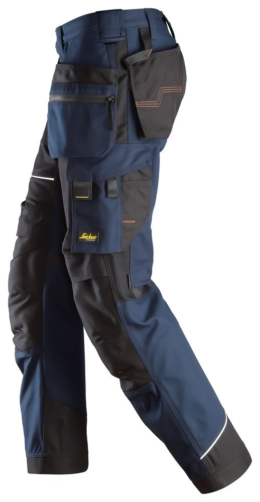 Snickers Workwear RuffWork Canvas+ Arbetsbyxor+ med hölsterfickor