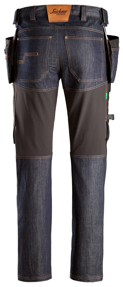 FlexiWork, Denim Arbetsbyxor+ med hölsterfickor