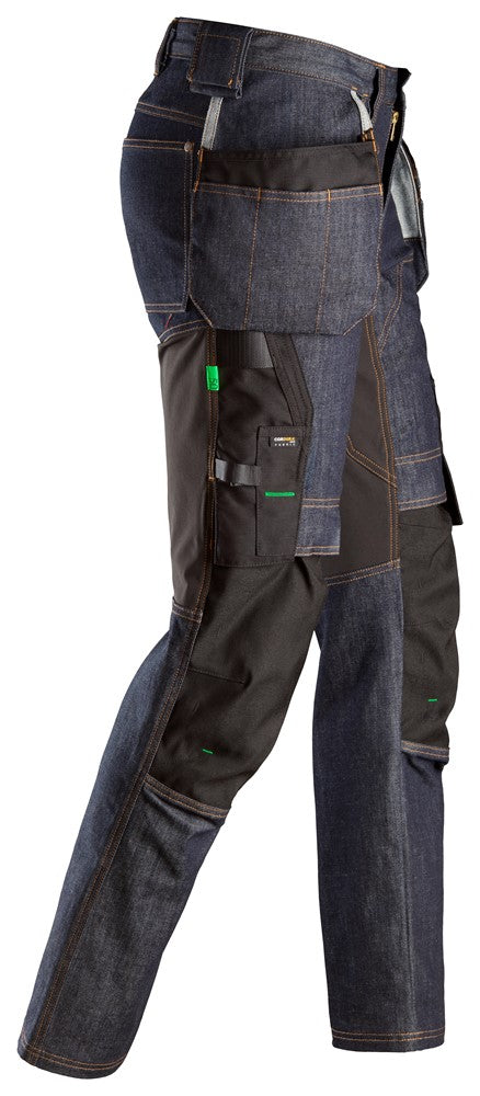 FlexiWork, Denim Arbetsbyxor+ med hölsterfickor
