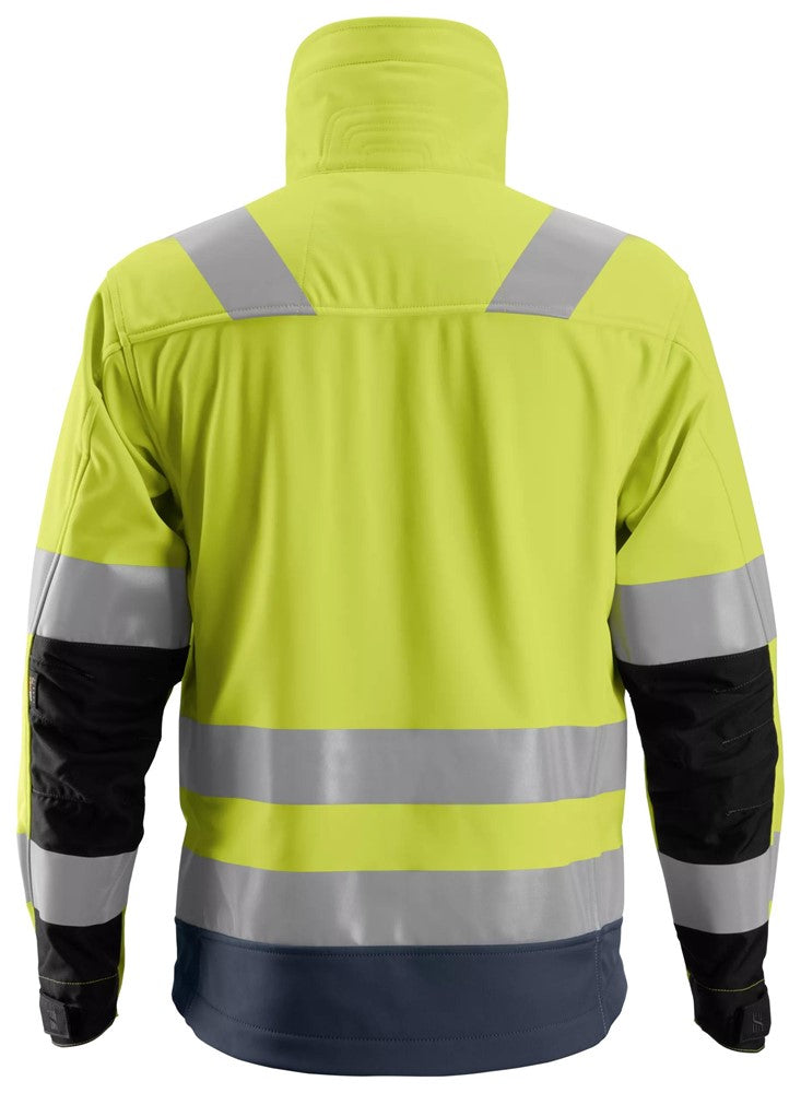 AllroundWork varseljacka i softshell, varselklass 3