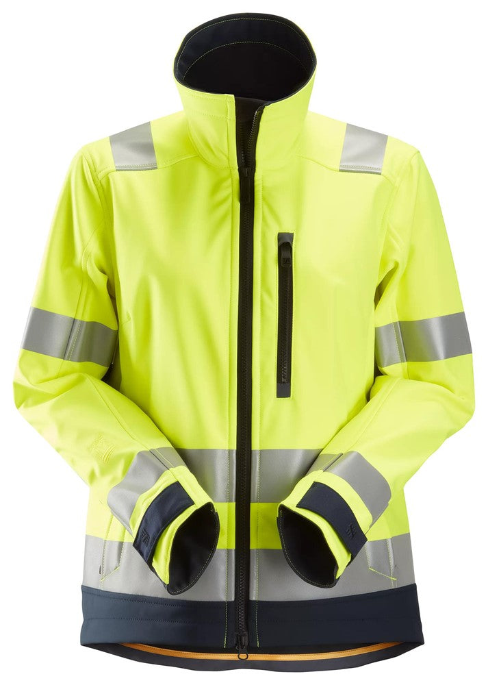AllroundWork varseljacka i softshell, dam, varselklass 2/3
