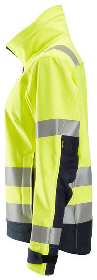 AllroundWork varseljacka i softshell, dam, varselklass 2/3