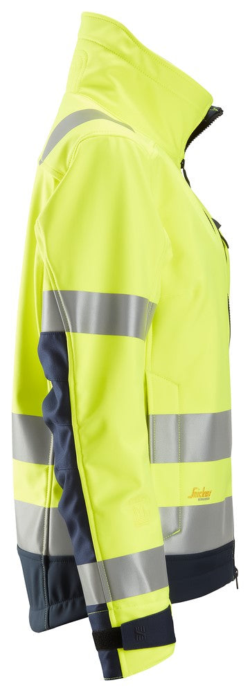 AllroundWork varseljacka i softshell, dam, varselklass 2/3