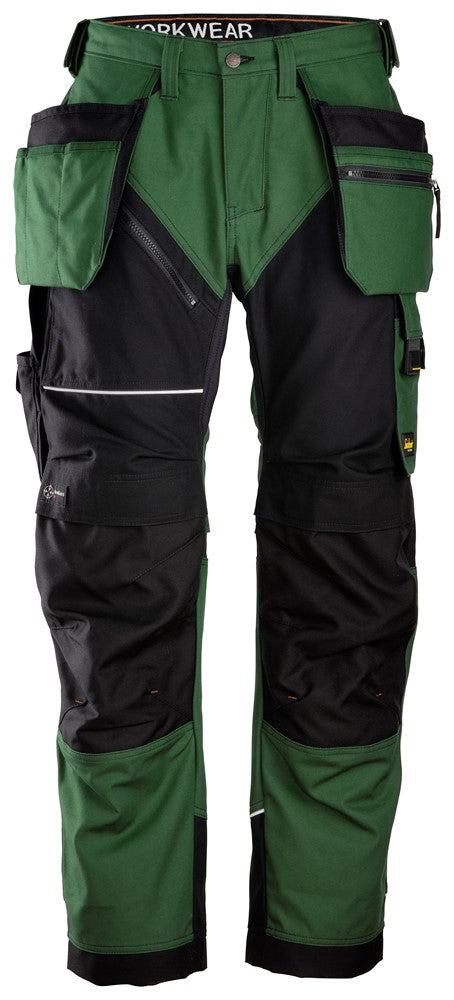 Snickers Workwear RuffWork Canvas+ Arbetsbyxor+ med hölsterfickor