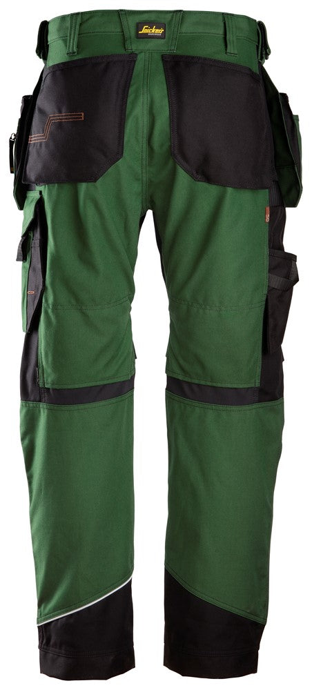 Snickers Workwear RuffWork Canvas+ Arbetsbyxor+ med hölsterfickor